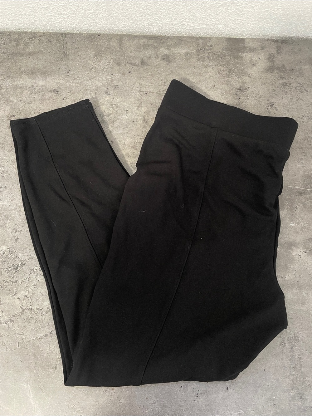 Black Center Line Leggings